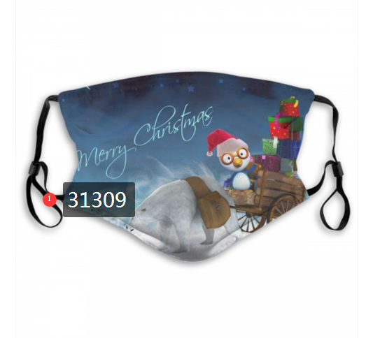 2020 Merry Christmas Dust mask with filter 114